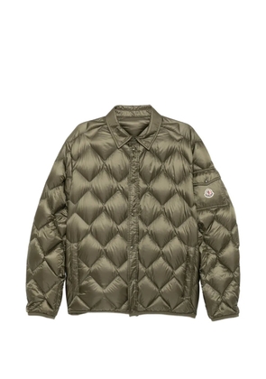 Moncler Moulleau Down Shirt Jacket - Green