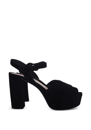 Prada Pre-Owned platform heeled sandals - Black