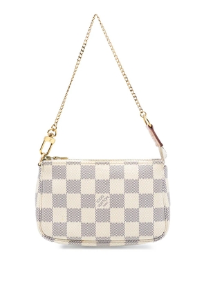 Louis Vuitton Pre-Owned 2020 Damier Azur Mini Pochette Accessoires handbag - White