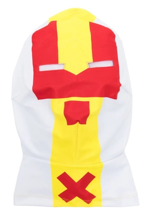 Walter Van Beirendonck graphic-print face mask - White