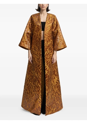Gemy Maalouf structured kaftan - Brown
