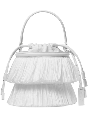 Michael Kors Collection mini Ischia bucket bag - White