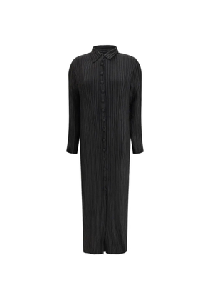 Gongdid Design buttoned maxi dress - Black