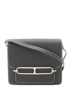 Hermès Pre-Owned 2015 23 Lawris Ruri gold hardware shoulder bag - Black