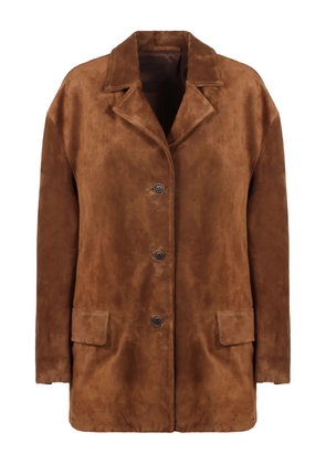 Salvatore Santoro flap-pocket suede jacket - Brown