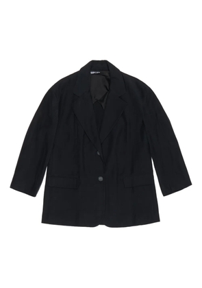 Bimba y Lola buttoned long-sleeved blazer - Black
