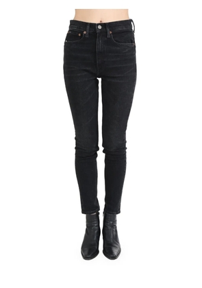 Polo Ralph Lauren logo-patch skinny jeans - Black