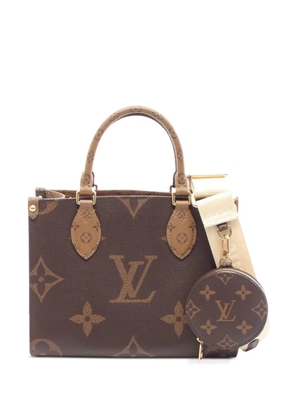 Louis Vuitton Pre-Owned 2021-2025 Monogram Reverse Giant OnTheGo PM satchel - Brown