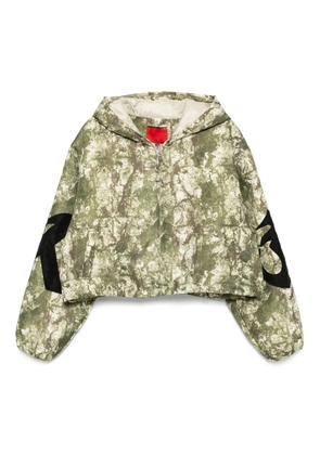 KUSIKOHC graphic-print padded jacket - Green