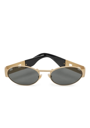 Versace Pre-Owned Medusa oval sunglasses - Gold