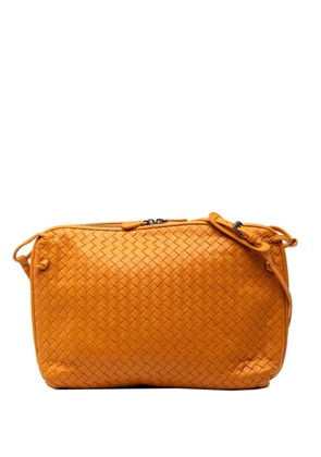 Bottega Veneta Pre-Owned 2011 Large Nappa Intrecciato Nodini crossbody bag - Orange