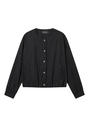 tout a coup button-embellished drawstring jacket - Black