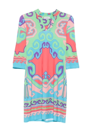 PUCCI Pre-Owned 2000s geometric-print dress - Green