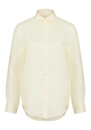 PAULA long-sleeve silk shirt - Neutrals