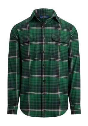 Polo Ralph Lauren brushed twill plaid-pattern shirt - Green