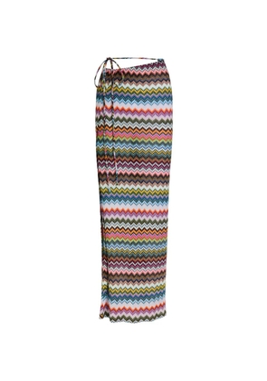 Missoni zigzag tie maxi skirt - Black