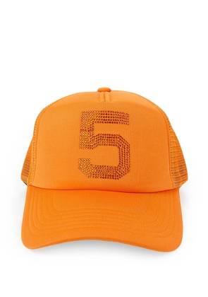 SP5DER logo-studded cap - Orange