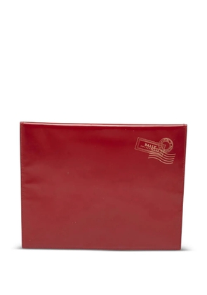 Bally Vintage pre-owned flap leather clutch - Red