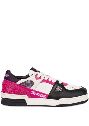 Love Moschino lace-up sneakers - White