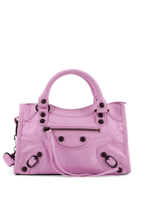 Balenciaga mini Le City top-handle cross body bag - Pink