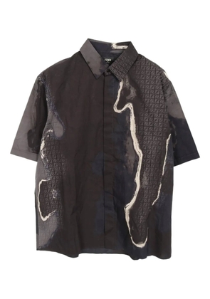 Fendi Pre-Owned 2010s FF Karligraphy shirt - Brown