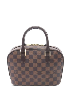 Louis Vuitton Pre-Owned 2001 Damier Ebene Saria mini tote bag - Brown