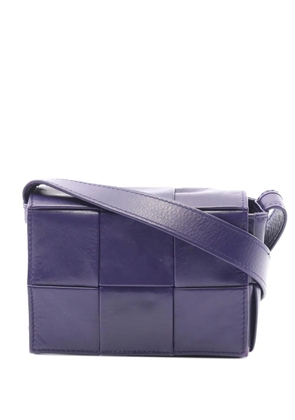 Bottega Veneta Pre-Owned 2012-2025 Candy Nappa Intrecciato Cassette crossbody bag - Purple