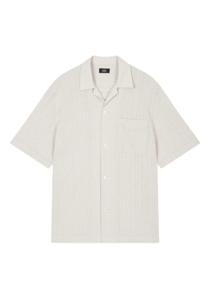 TOMBOY pleated short-sleeve shirt - Grey