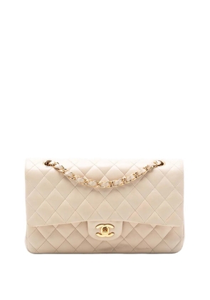 CHANEL Pre-Owned 2009-2010 Medium Classic Lambskin Double Flap shoulder bag - Brown