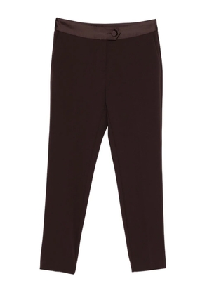 IMPERIAL button-fastening cotton trousers - Brown