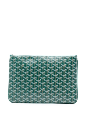 Goyard Pre-Owned 2018 Goyardine Senat MM clutch bag - Green