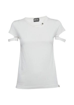 Diesel metal-detail T-shirt - White