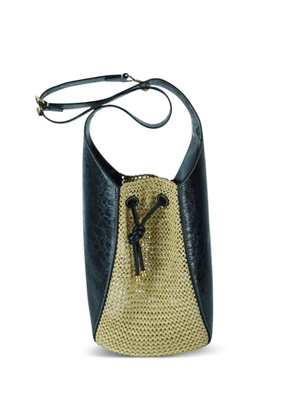 Tory Burch raffia bucket bag - Black