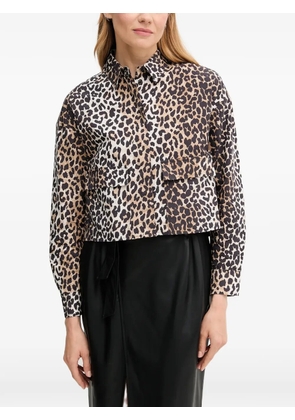 OUI animal-print shirt - Neutrals