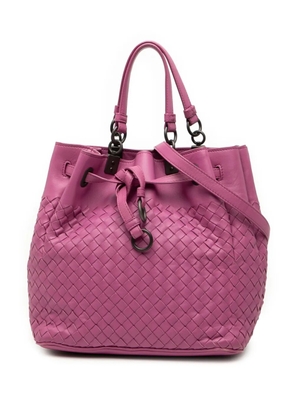 Bottega Veneta Pre-Owned 2012-2025 Nappa Intrecciato bucket bag - Pink
