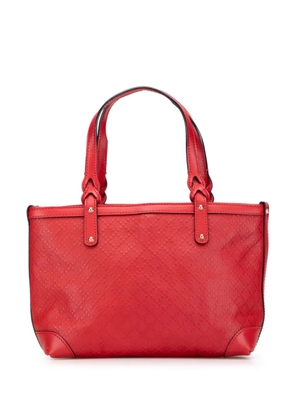 Gucci Pre-Owned 2016-2025 Small Diamante Leather Craft tote bag - Red