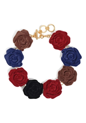 Bimba y Lola rose charm necklace - Red