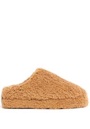 Apparis Misha Bouclette slippers - Brown