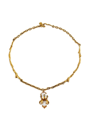 Marni pendant-detail necklace - Gold