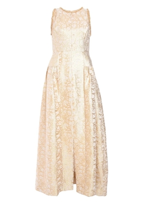 Baruni Coneflower gown - Neutrals