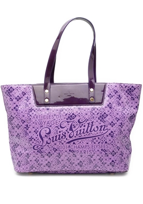 Louis Vuitton Pre-Owned 2010 Takashi Murakami Coated Canvas Cosmic Blossom PM tote bag - Purple