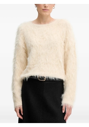 OUI fluffy knitted jumper - Neutrals