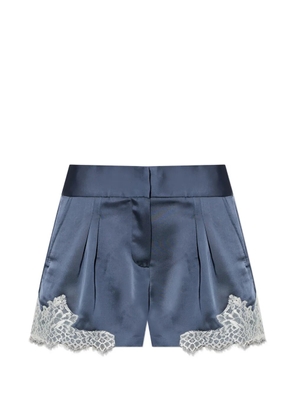IRO Nyna lace-trim shorts - Blue