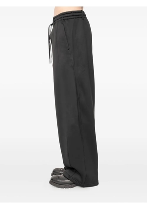 Andrea Ya'aqov drawstring-waist wide-leg trousers - Black