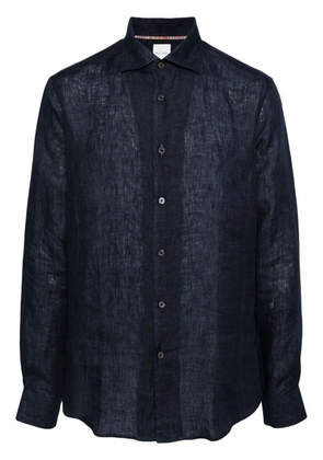 Paul Smith long-sleeve linen shirt - Blue