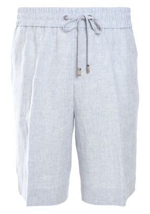 Peserico linen shorts - Blue