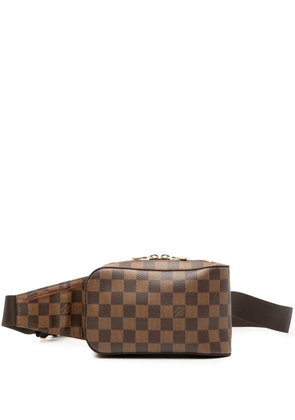 Louis Vuitton Pre-Owned 2004 Damier Ebene Geronimos crossbody bag - Brown