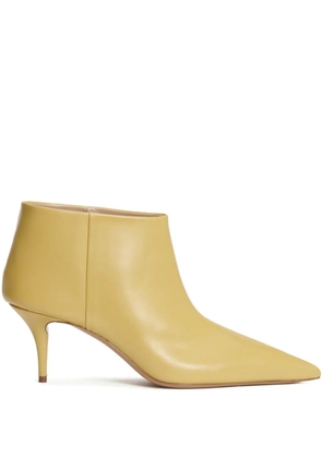 Fabiana Filippi leather ankle boots - Yellow
