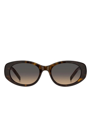 BOSS logo-detail sunglasses - Brown
