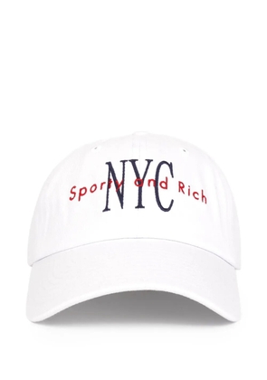 Sporty & Rich NY Minute cap - White